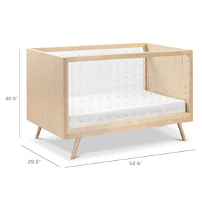 US0300BR,Ubabub,Nifty Clear 3-in-1 Crib in Natural Birch