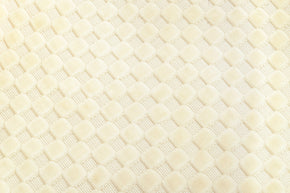 MDBFABRIC143,Ubabub,UBABUB - Ivory Velvet Checker (IVC) SWATCH