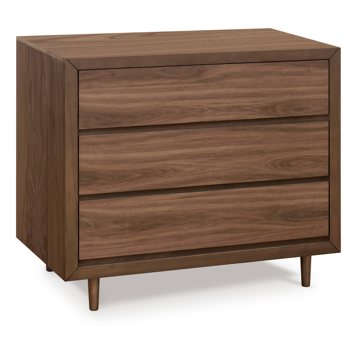 UB0320UL,Ubabub,Nifty 3-Drawer Dresser in Walnut Finish