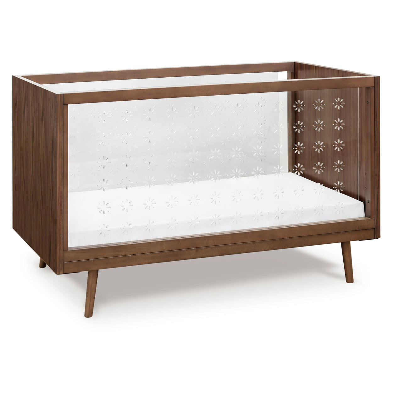 US0300UL,Ubabub,Nifty Clear 3-in-1 Crib in Walnut Finish