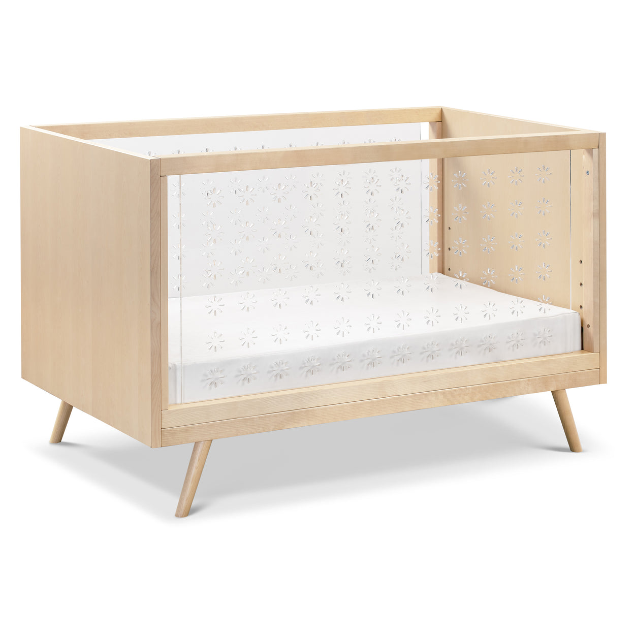 US0300BR,Ubabub,Nifty Clear 3-in-1 Crib in Natural Birch