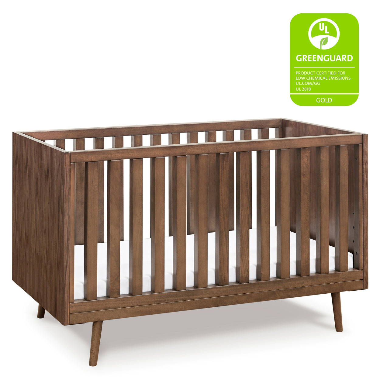 US0310UL,Ubabub,Nifty Timber 3-In-1 Crib in Walnut Finish