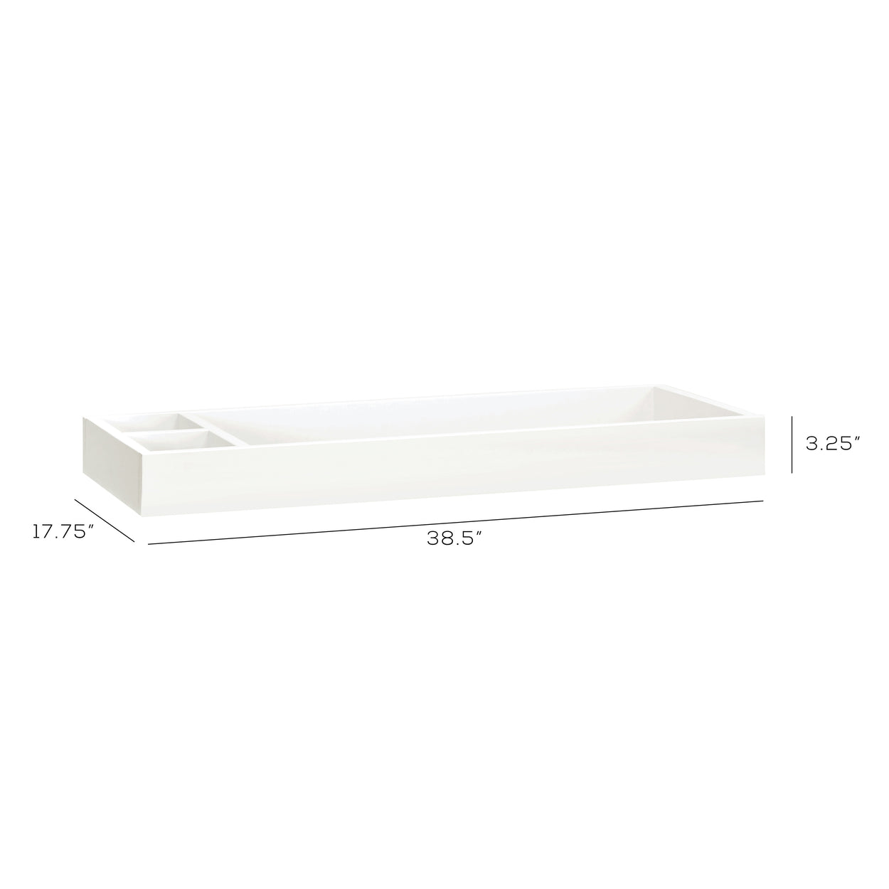 UB0319RW,Ubabub,Removable Changer Tray for Nifty in Warm White Finish