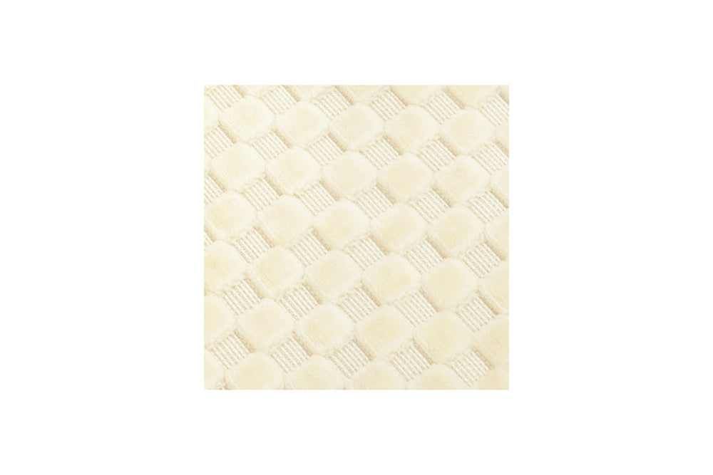 MDBFABRIC143,Ubabub,UBABUB - Ivory Velvet Checker (IVC) SWATCH