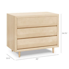 UB0320BR,Ubabub,Nifty 3-Drawer Dresser in Natural Birch